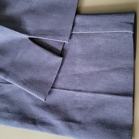 NWT New York & Co City Stretch Sullivan St Ankle Pants Navy Blue Denim Look 8 - Picture 4 of 9